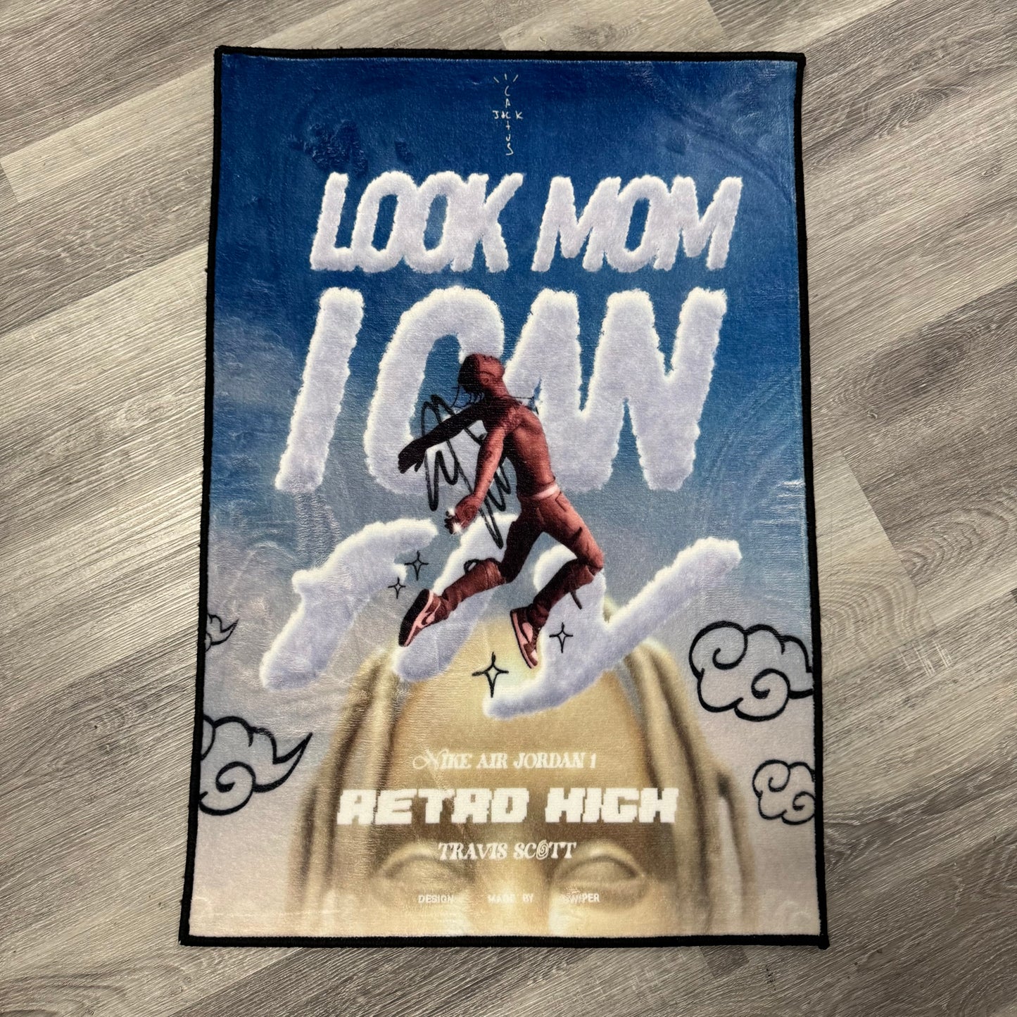 Travis Scott Look Mom I Can Fly Rug