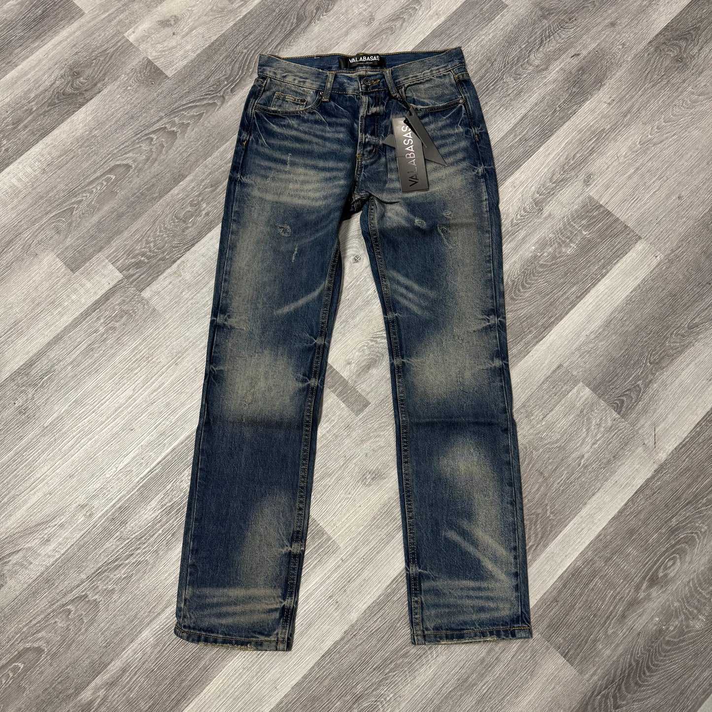 Valabasas Outlaw Blu Sporco Denim Jeans