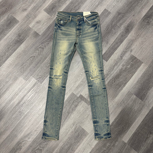 MNML Light Blue Washed Denim Jeans