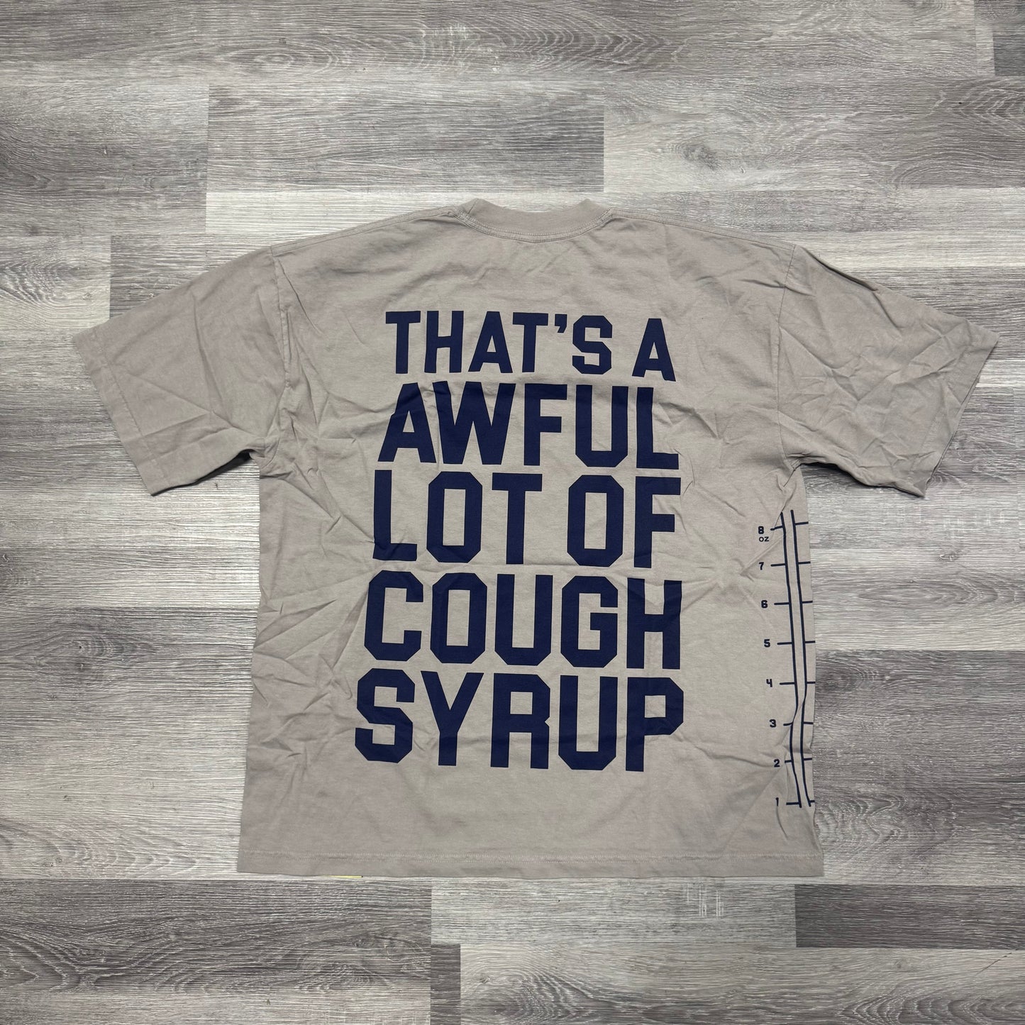 Thats A Awful Lot Of Cough Syrup Pint Tee (Grey/Blue)
