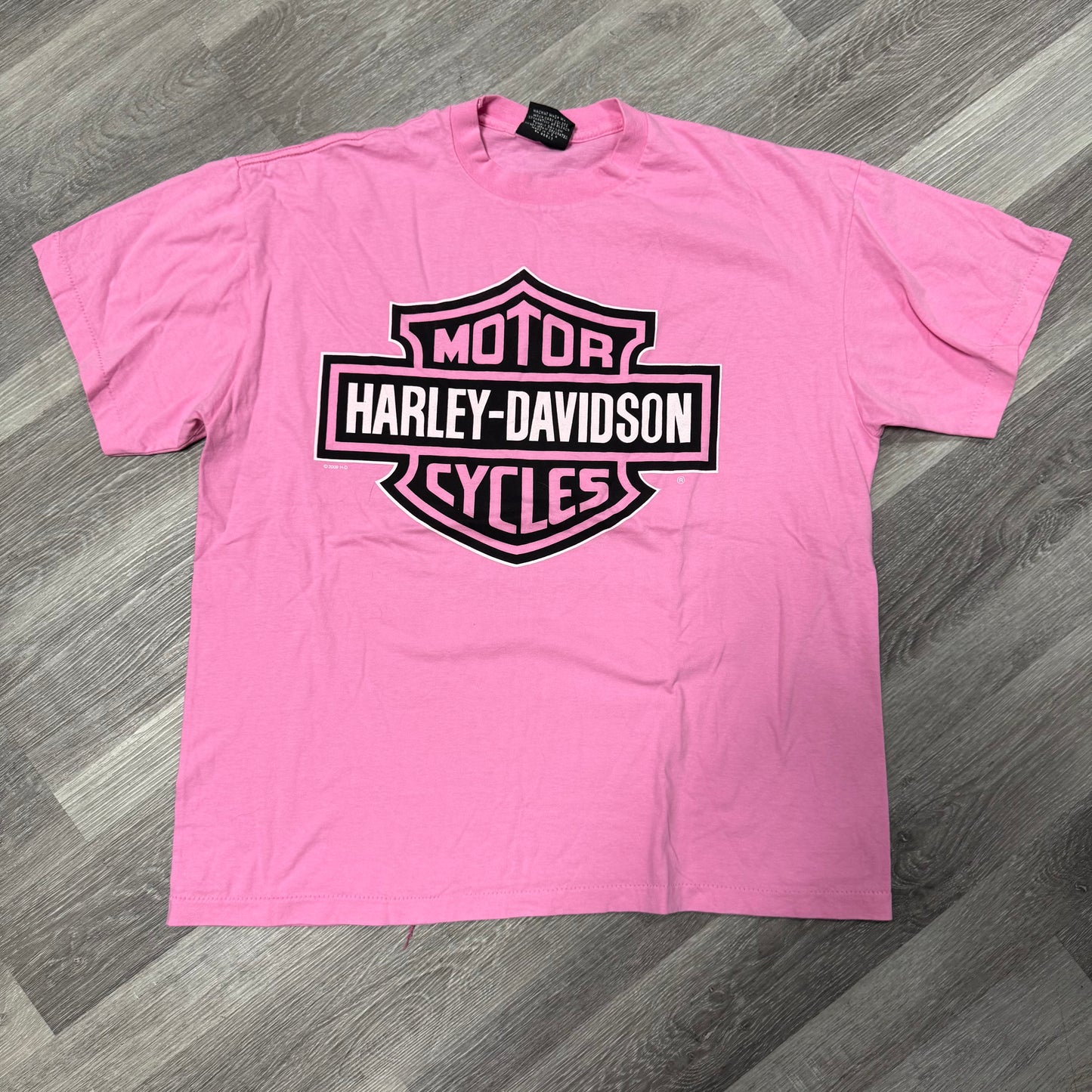 Harley Davidson Pink Deluxe Gillette Washington Tee
