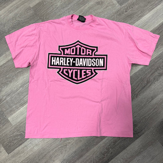 Harley Davidson Pink Deluxe Gillette Washington Tee