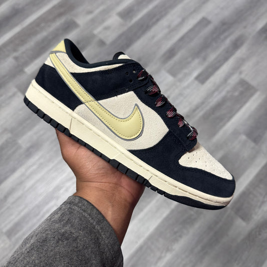 Dunk Low Black Suede Team Gold / Brand New