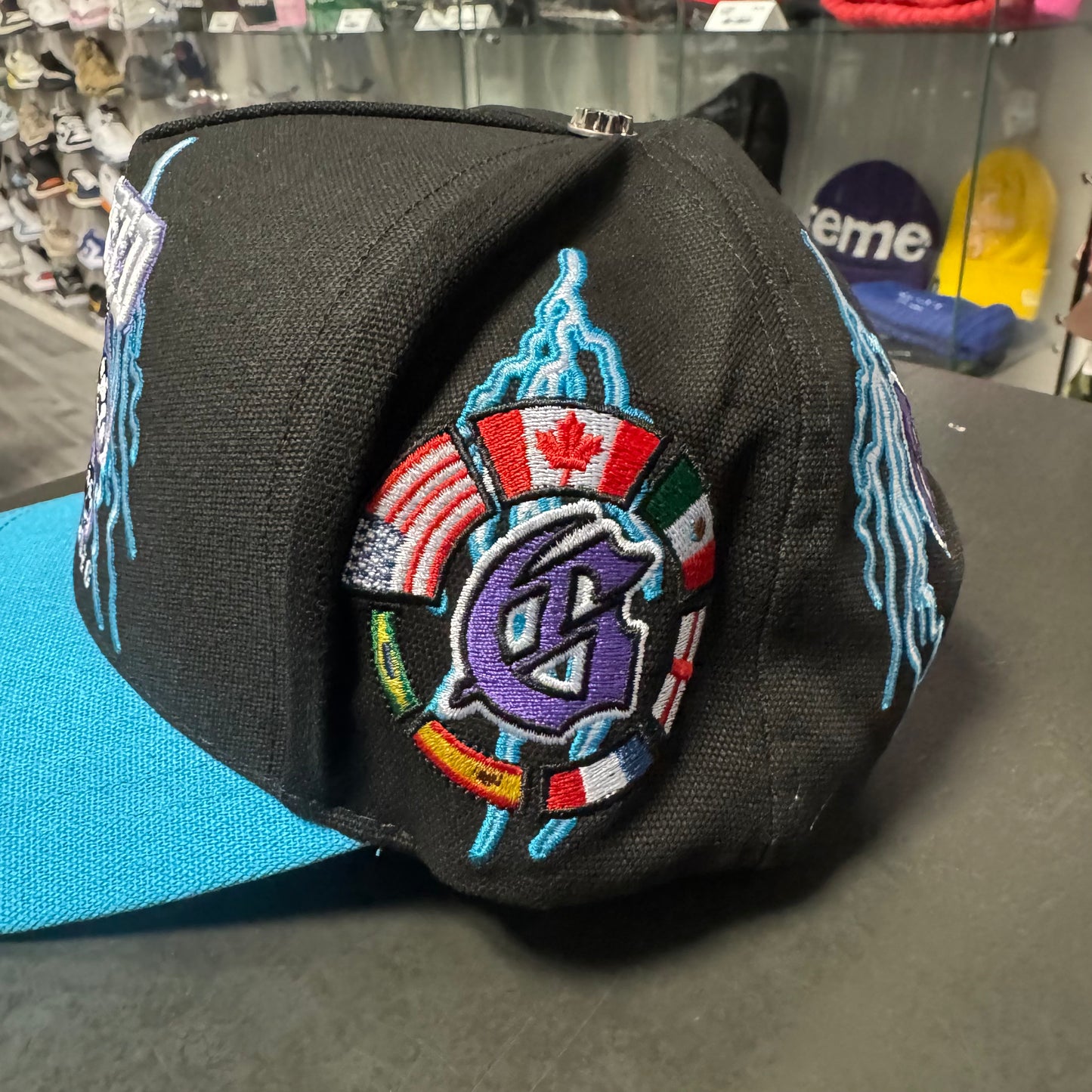 Godspeed Voltage Hat (Black/Aqua)