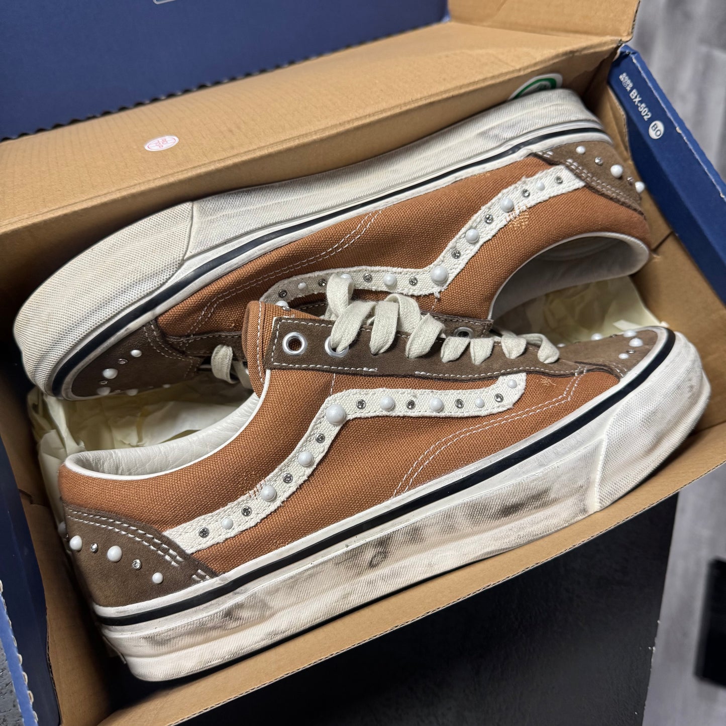 Vans LX Old Skool 36 Pearlized Pack Vintage Cocoa Brown / Preowned