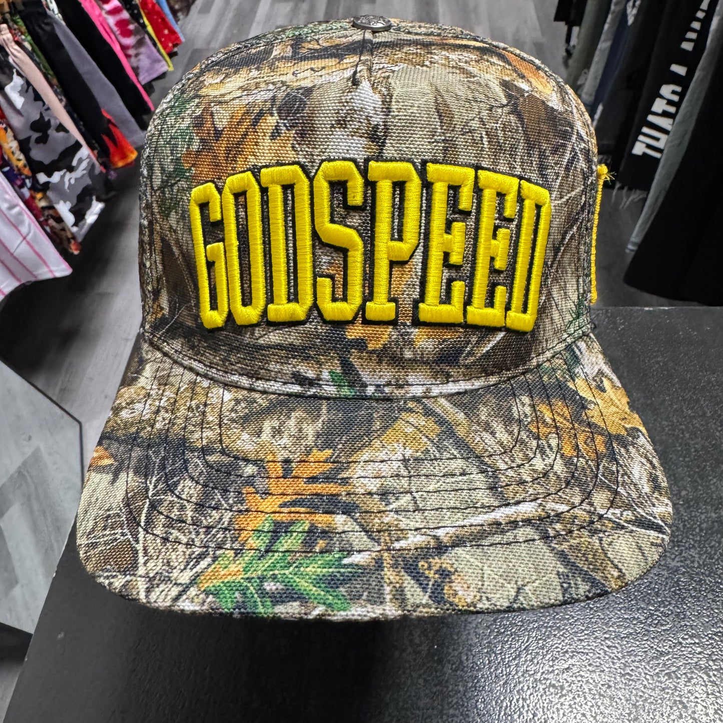 Godspeed Americana Trucker Hat (Tree Camo)