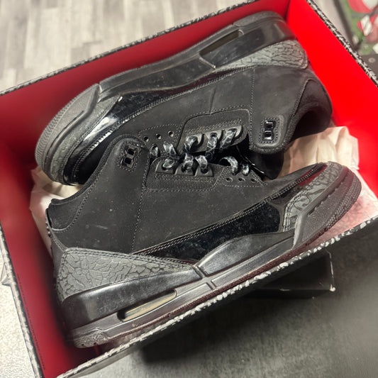 Jordan 3 Black Cat / Preowned