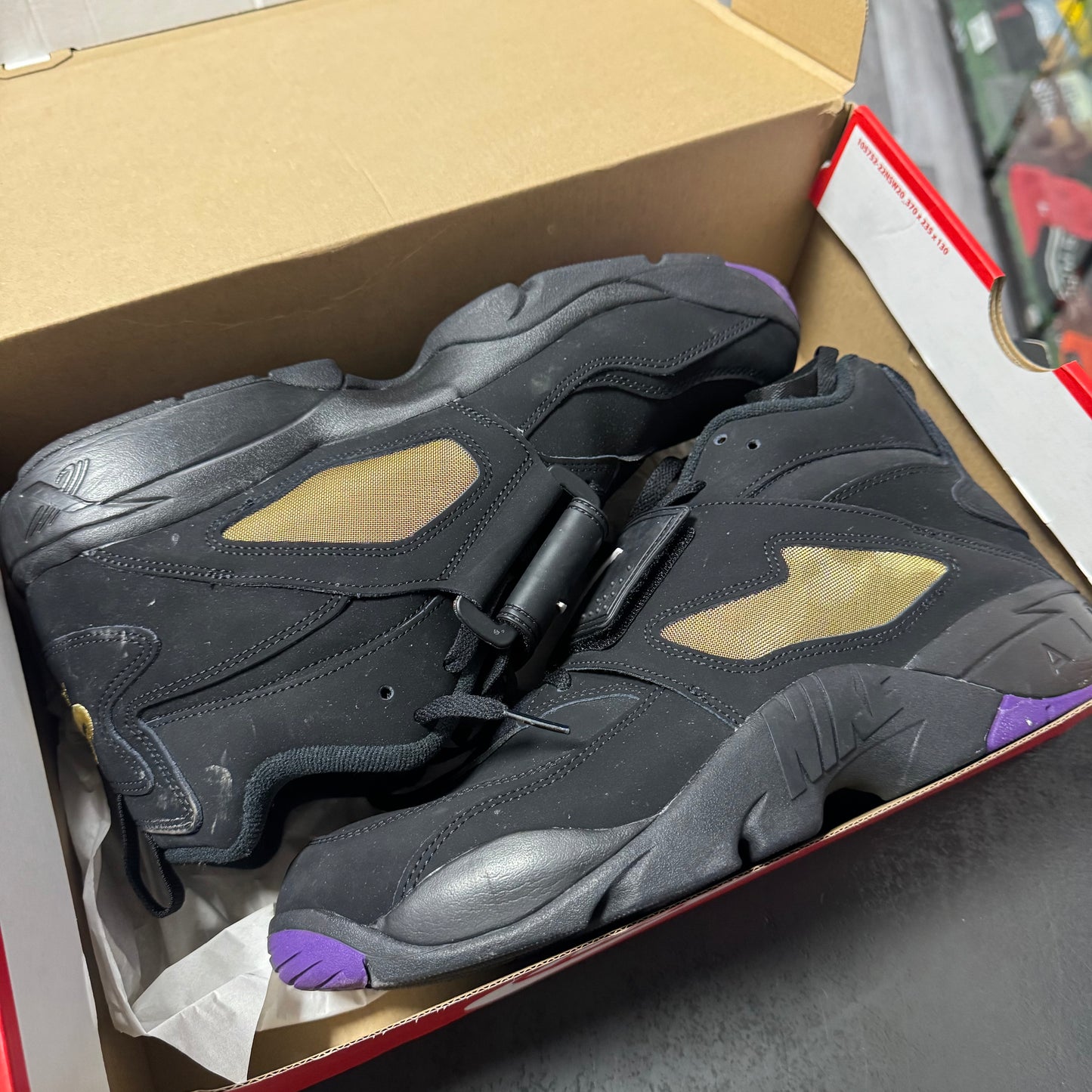 Nike Air Diamond Turf Ravens / Preowned