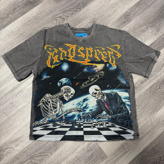 Godspeed Checkmate Tee (Grey Wash)