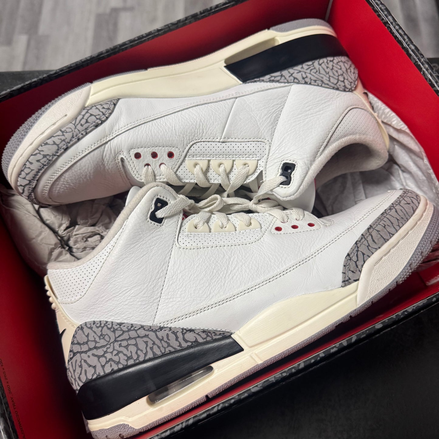 Jordan 3 Reimagined White Cement / Preowned