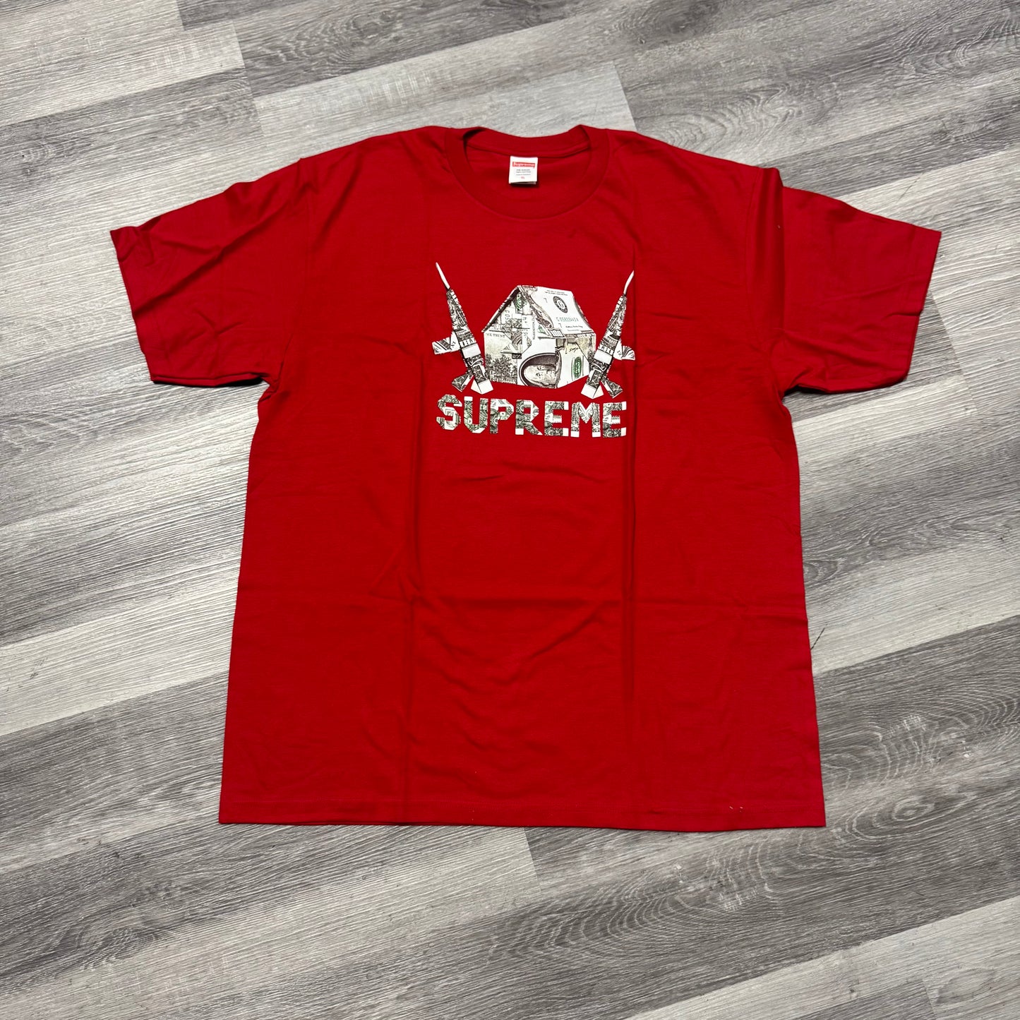 Supreme Money Origami Tee (Red)