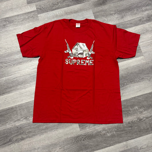 Supreme Money Origami Tee (Red)