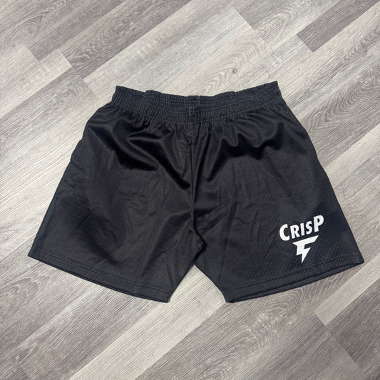 Crispy NYC Logo Mesh Shorts (Black)