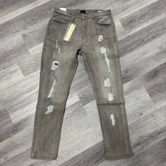 Reason Brand Stone Washed Denim Jeans