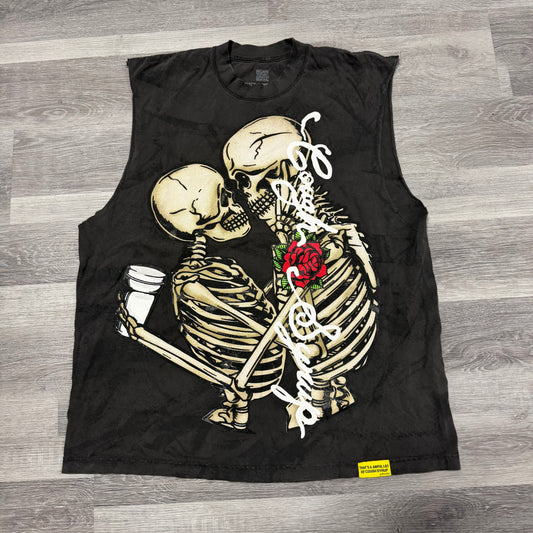 That’s A Awful Lot Of Cough Syrup Skull N Roses Sleeveless Tee