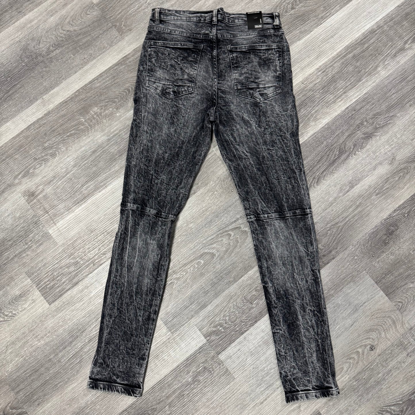 Reason Brand Charcoal Washed Denim Jeans