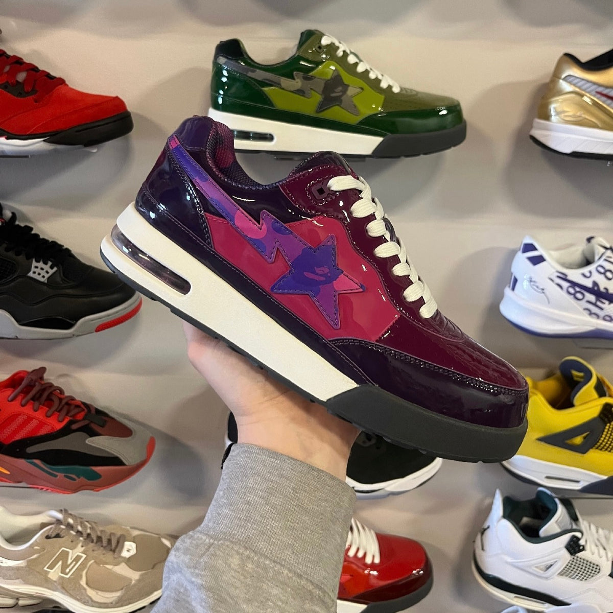 Bape Roadsta Purple Patent Leather / Brand New