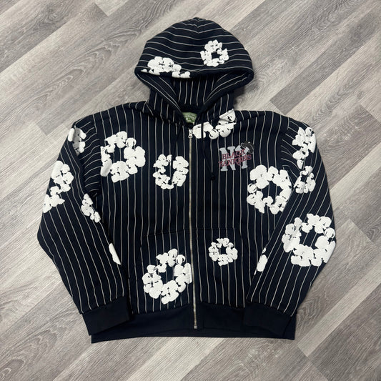 Denim Tears Yankees Zip Up Hoodie (Black)