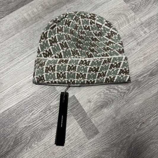 Amiri Swirl Beanie (Green/Brown)