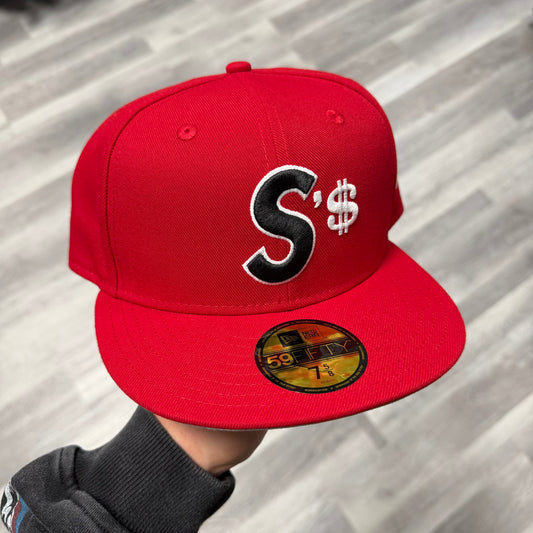 Supreme Money S Logo Fitted (Red)