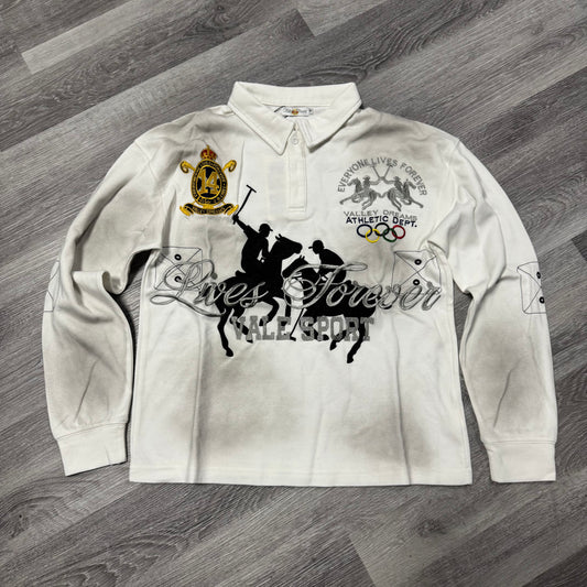 Valley Presidente Rugby Longsleeve Tee (White)