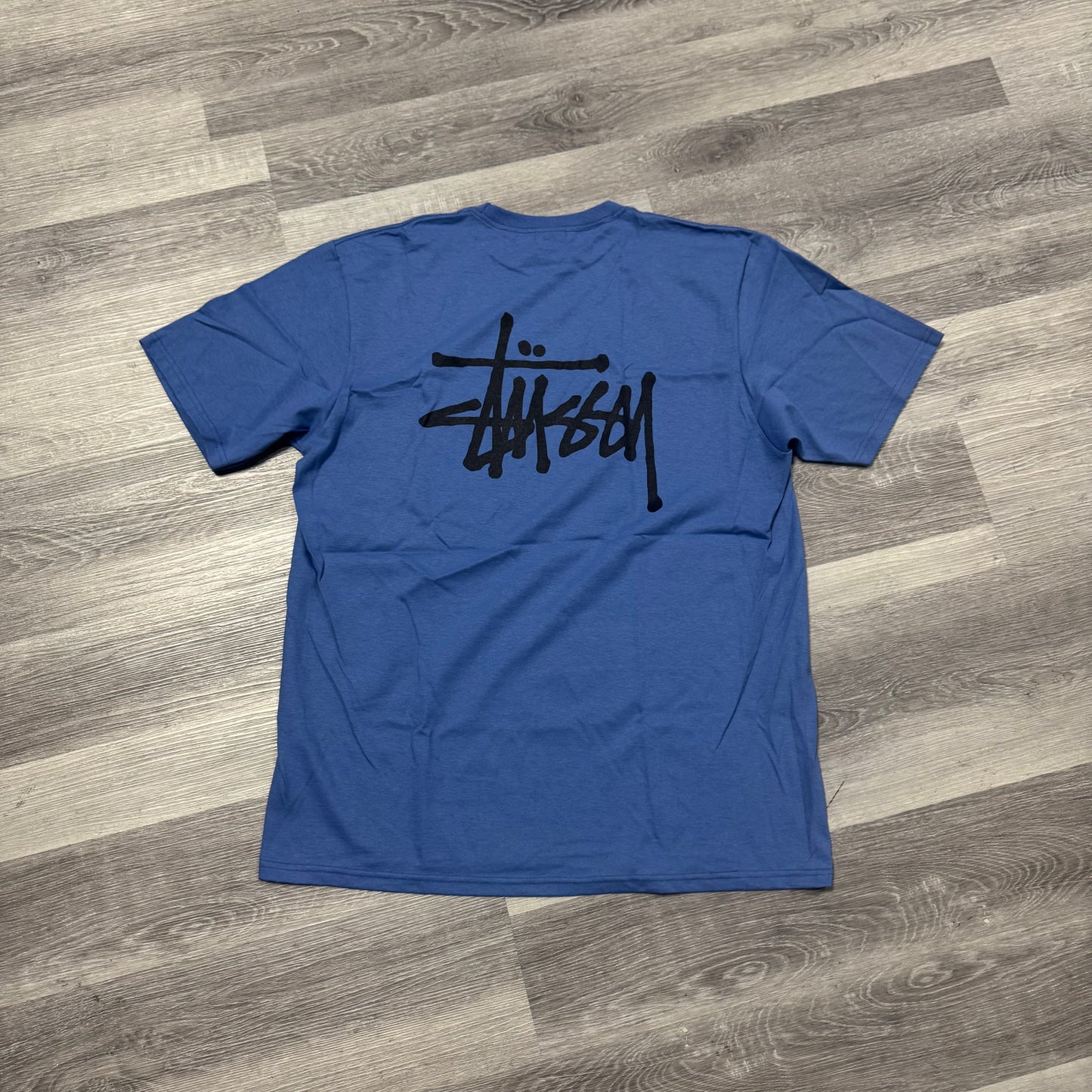 Stussy Logo Tee (Blue)