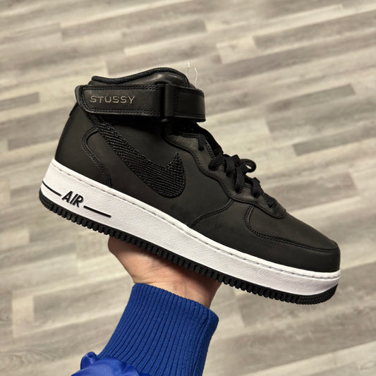 Air Force 1 Mid Stussy Black / Brand New