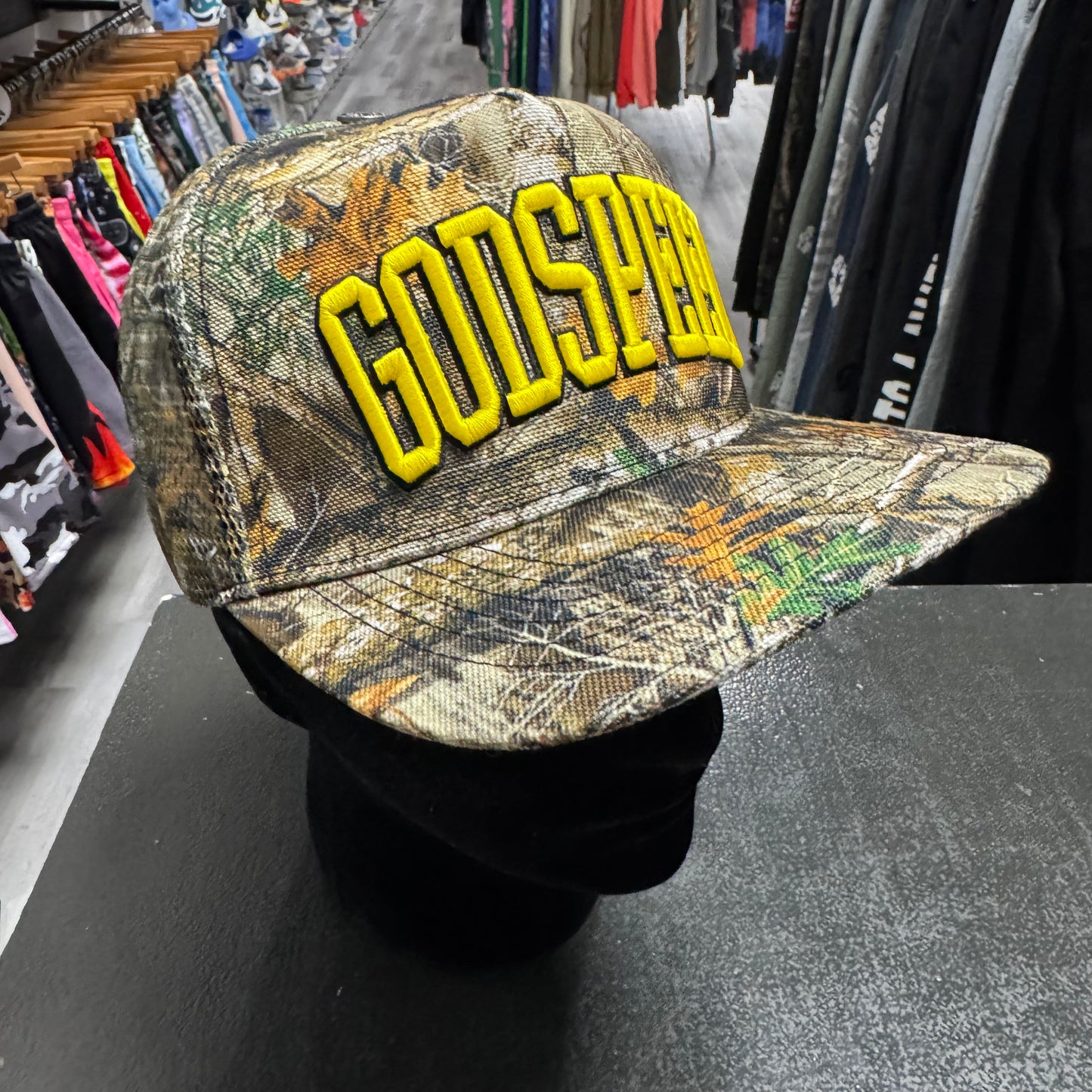 Godspeed Americana Trucker Hat (Tree Camo)