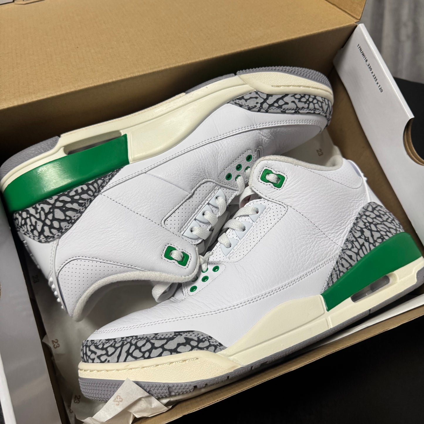 Jordan 3 Lucky Green / Preowned