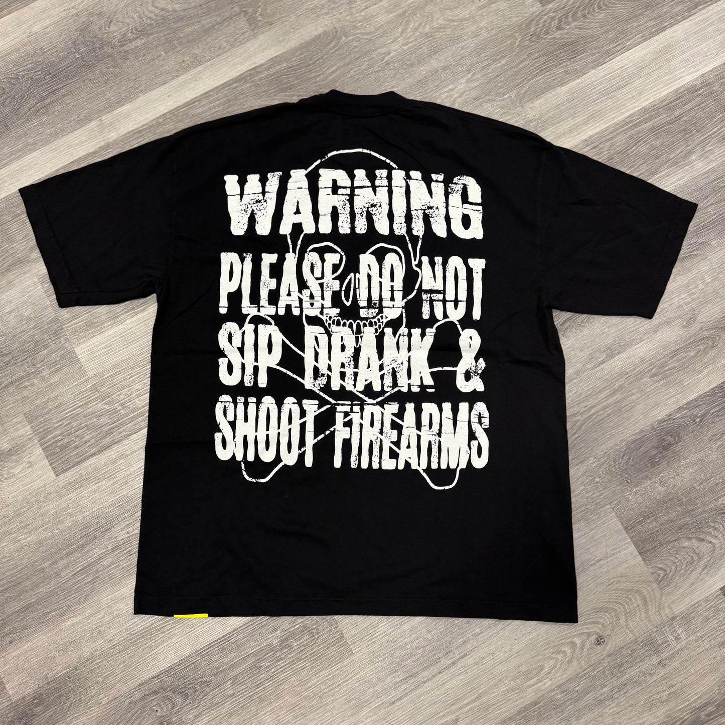 Thats a Awful Lot Of Cough Syrup Cross Bones Tee (Black)