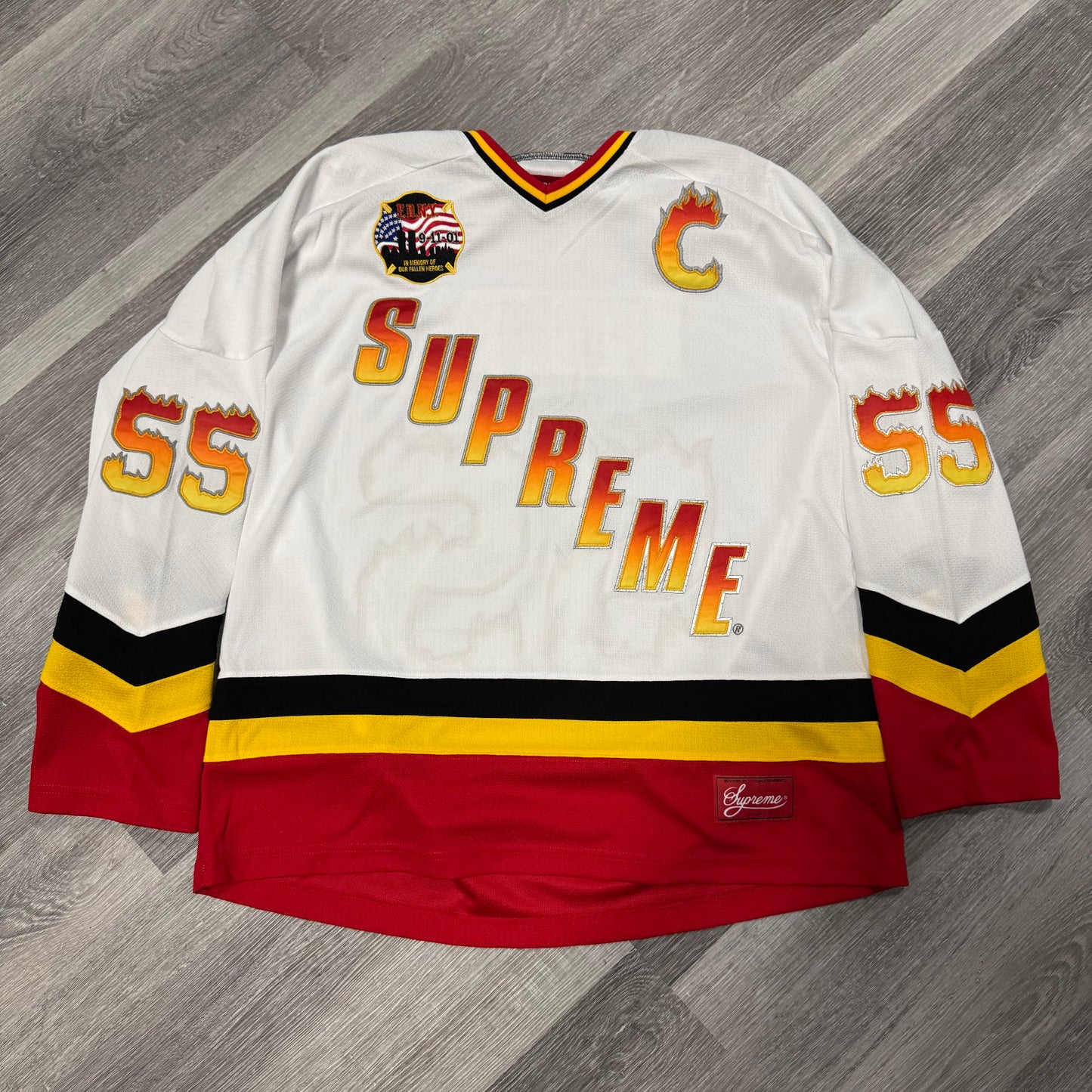 Supreme FDNY Hockey Jersey (White)