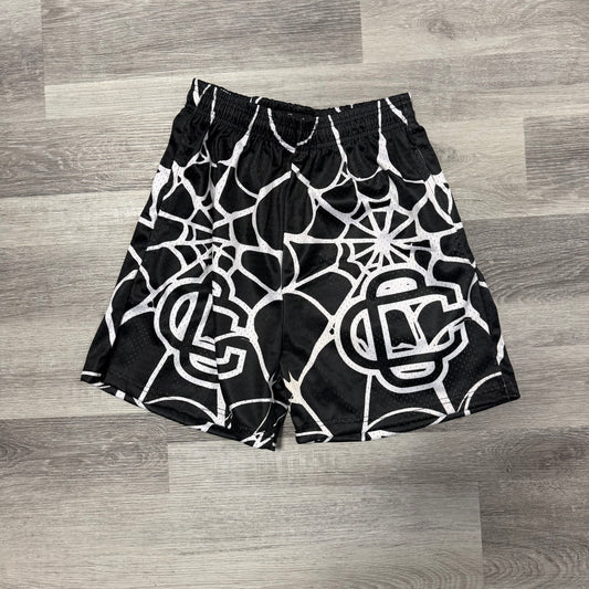 Corrupted Creative Spiderweb Mesh Shorts