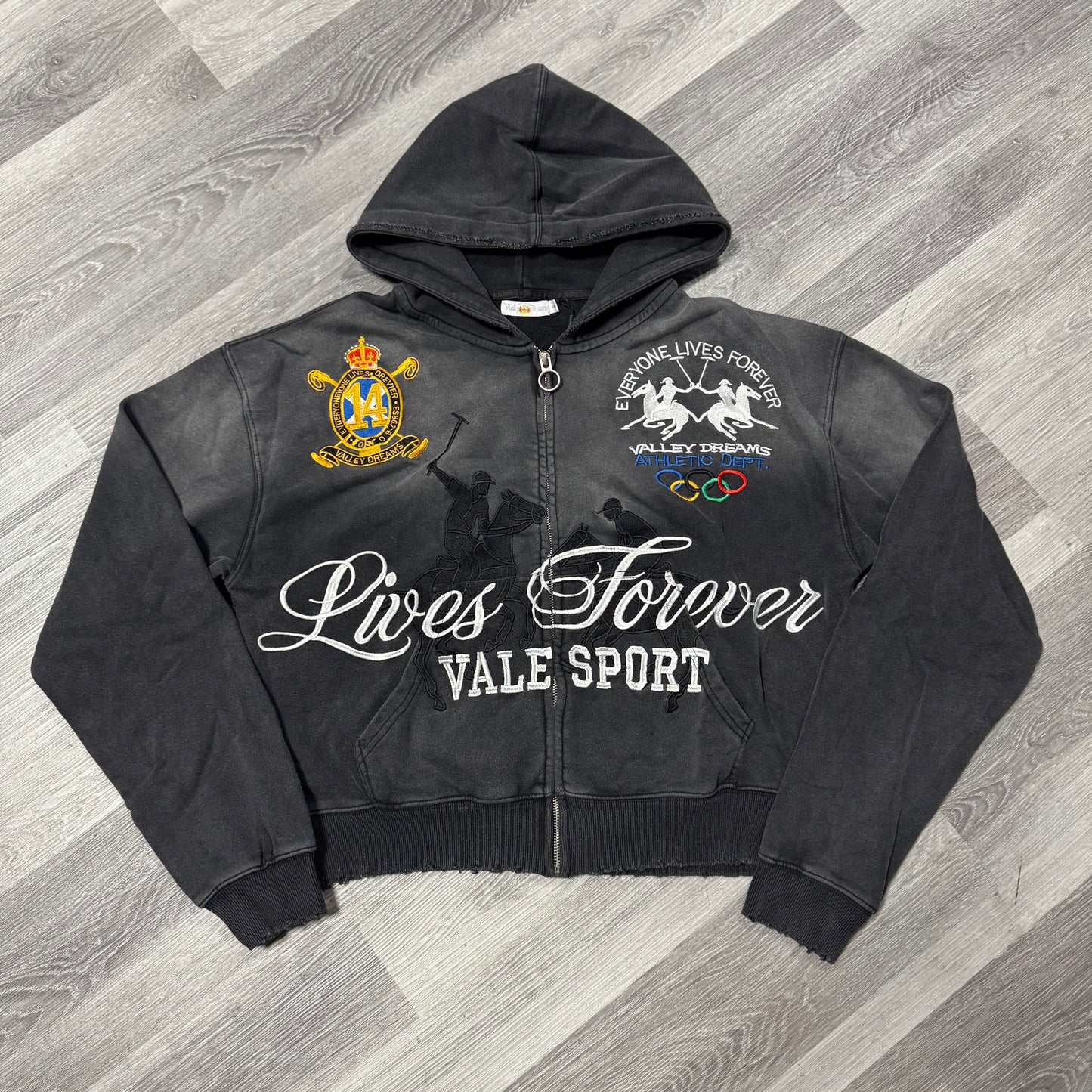 Valley Blackrock Zip Up Hoodie