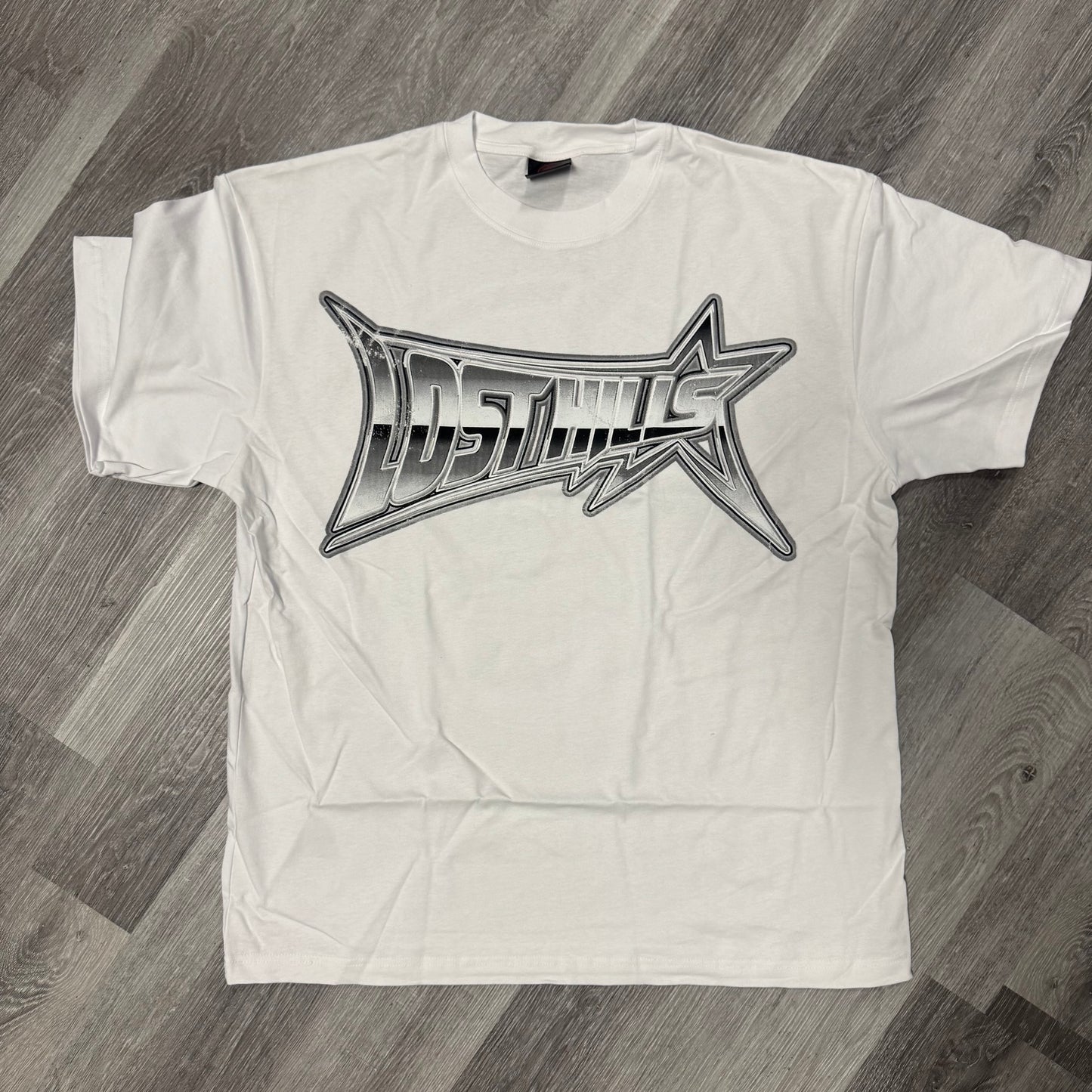 Lost Hills Metallic Tee (White)