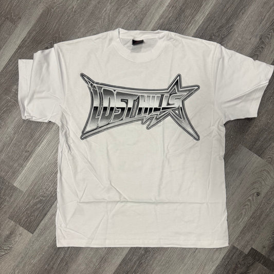 Lost Hills Metallic Tee (White)