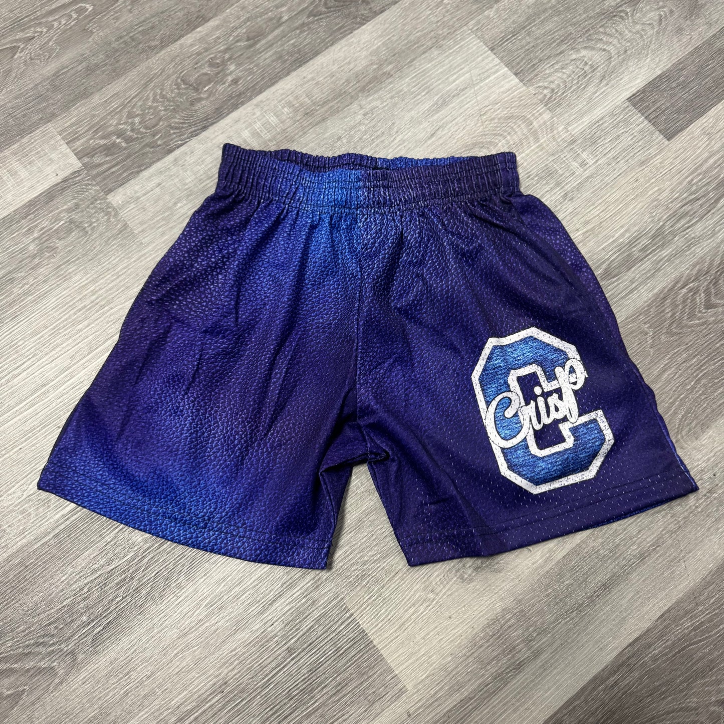 Crispy NYC Big C Mesh Shorts (Purple/Blue)