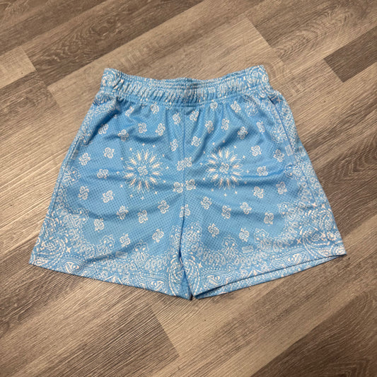 Bravest Studios Mesh Shorts (Blue Paisley)