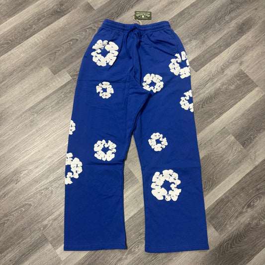 Denim Tears Cotton Wreath Relaxed Sweatpants (Blue)