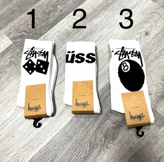 Stussy Socks (White)