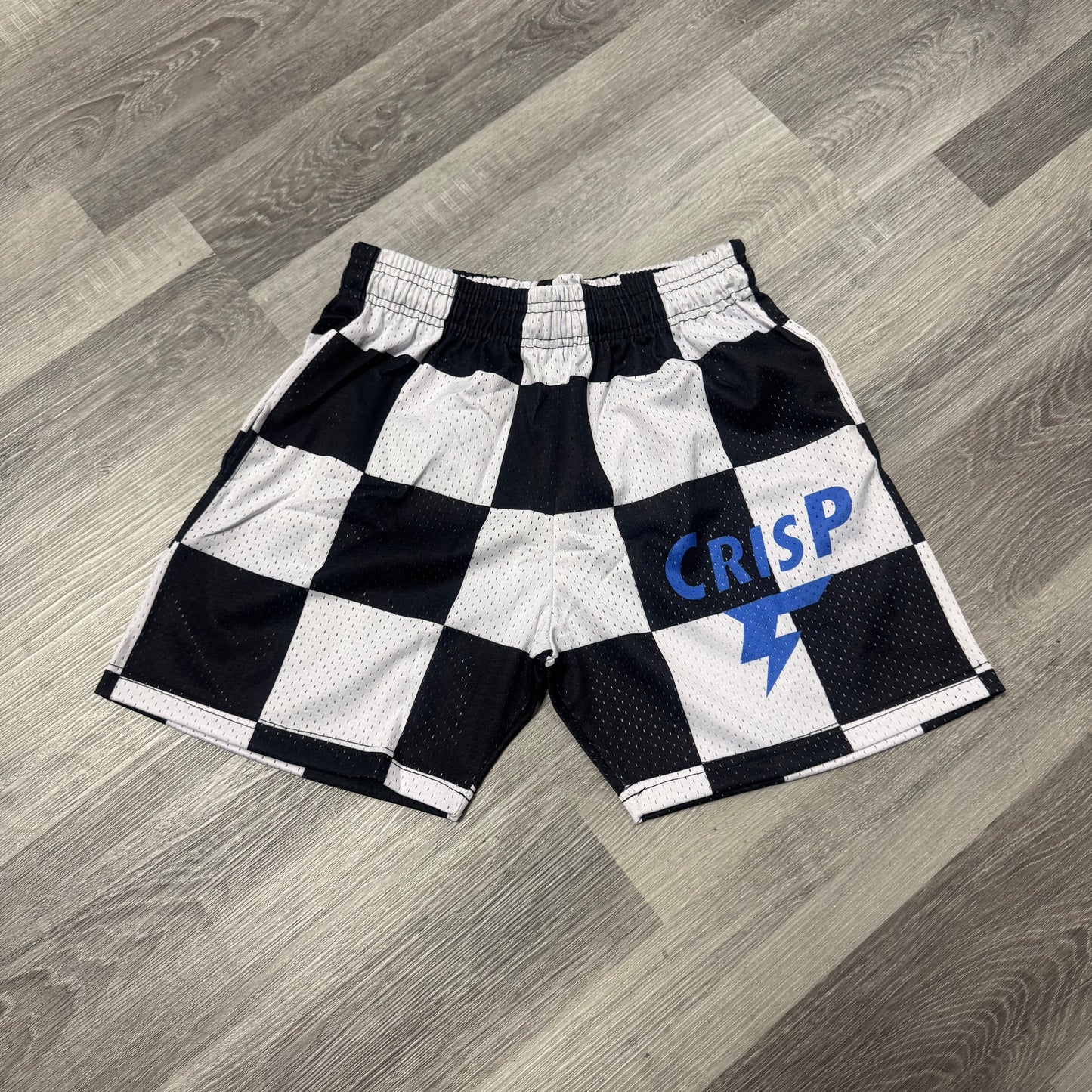 Crispy NYC Logo Mesh Shorts (Checker Board)
