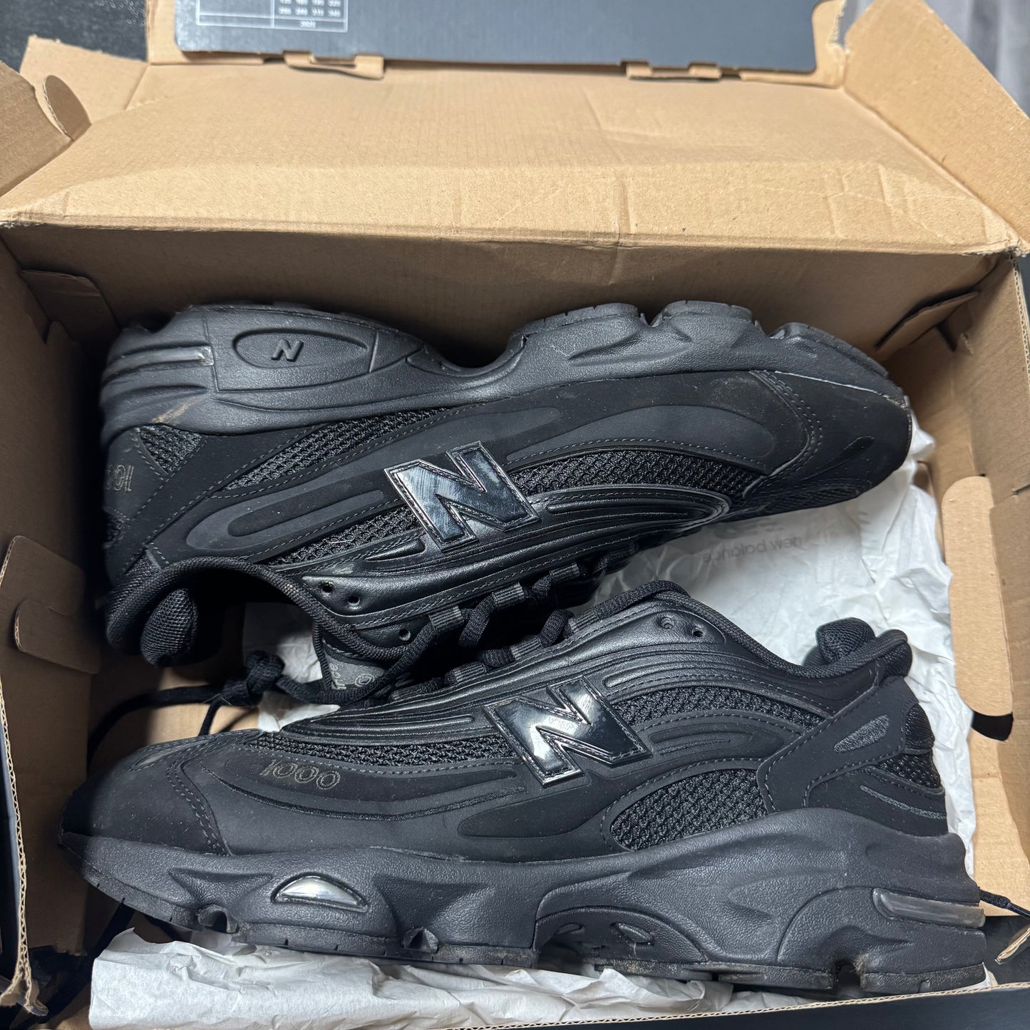 New Balance 1000 Black Cement / Preowned