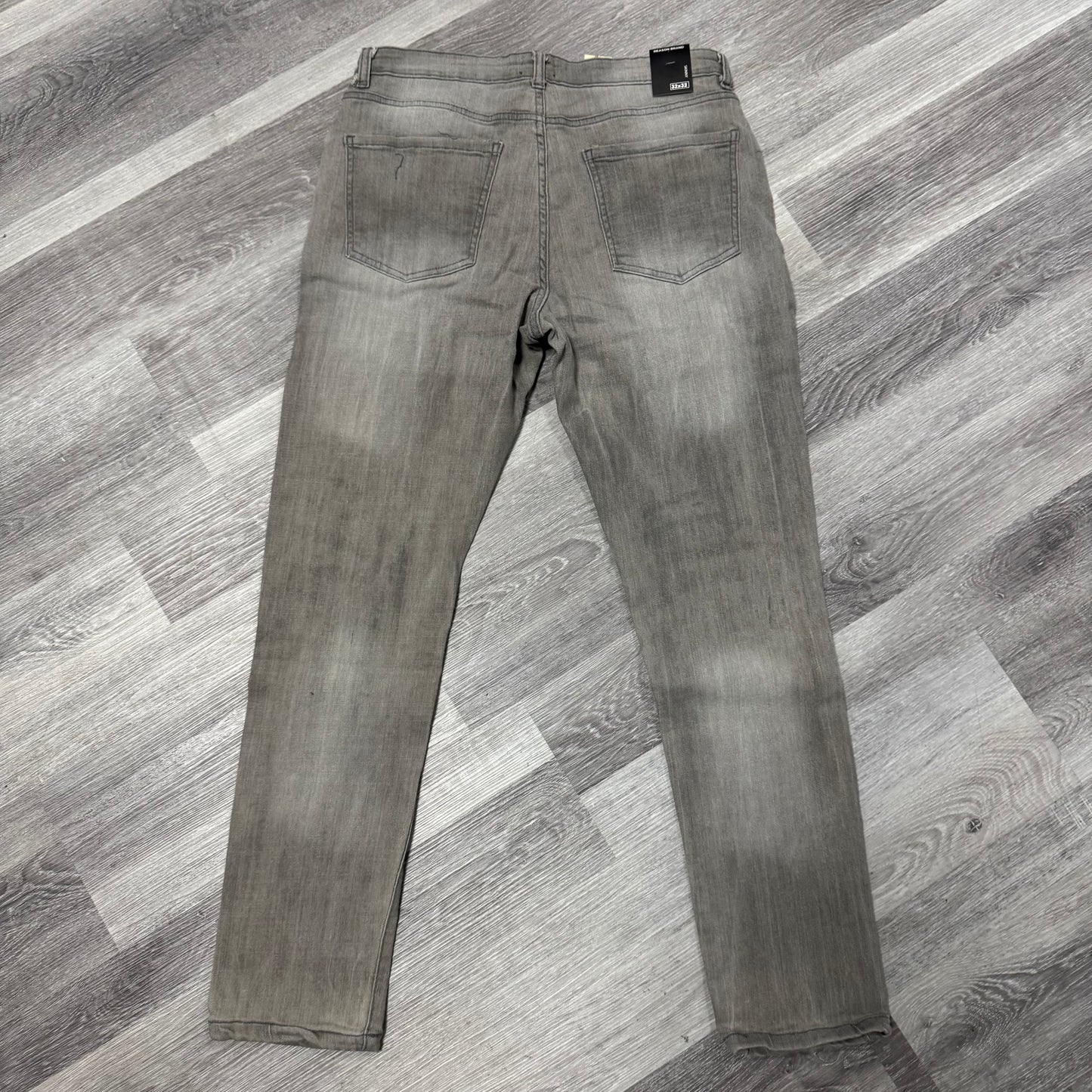 Reason Brand Stone Washed Denim Jeans