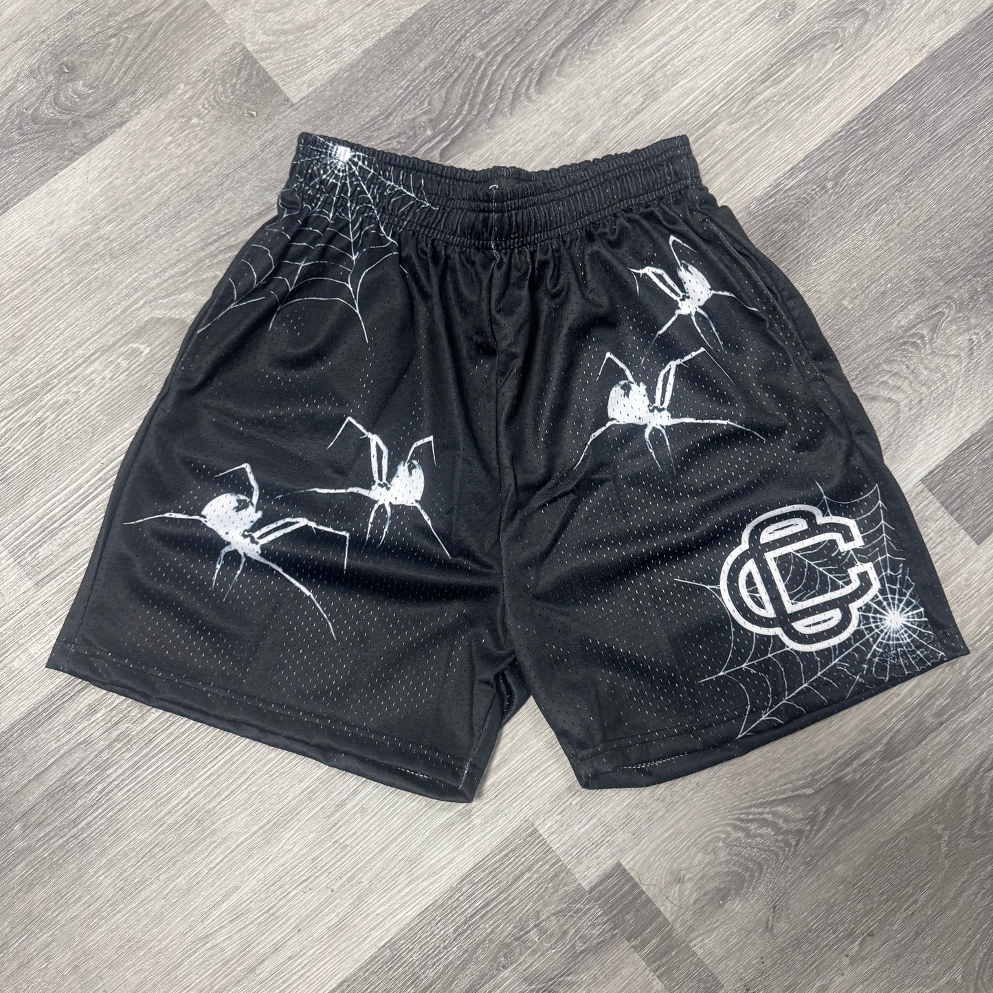 Corrupted Creative Spider Mesh Shorts