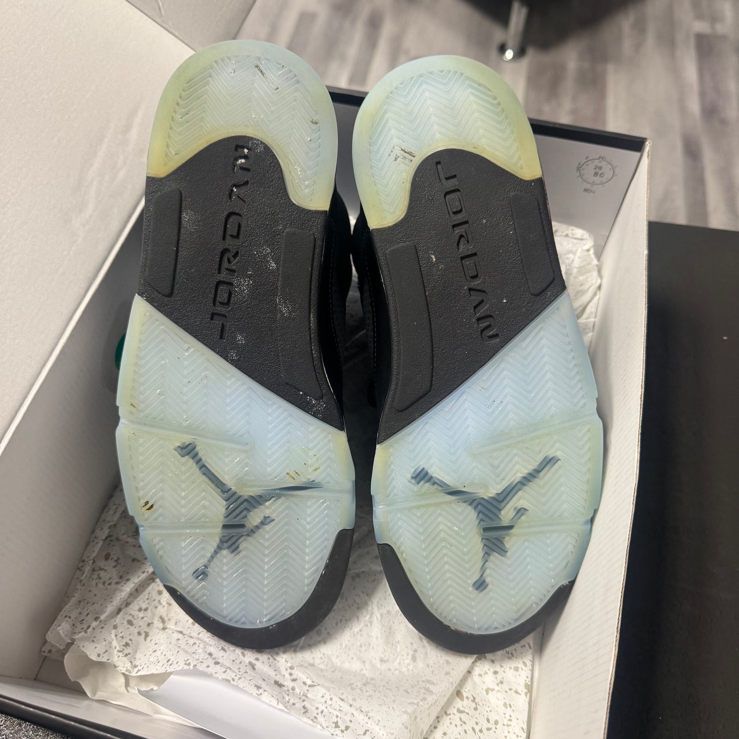 Jordan 5 Black University Blue / Preowned