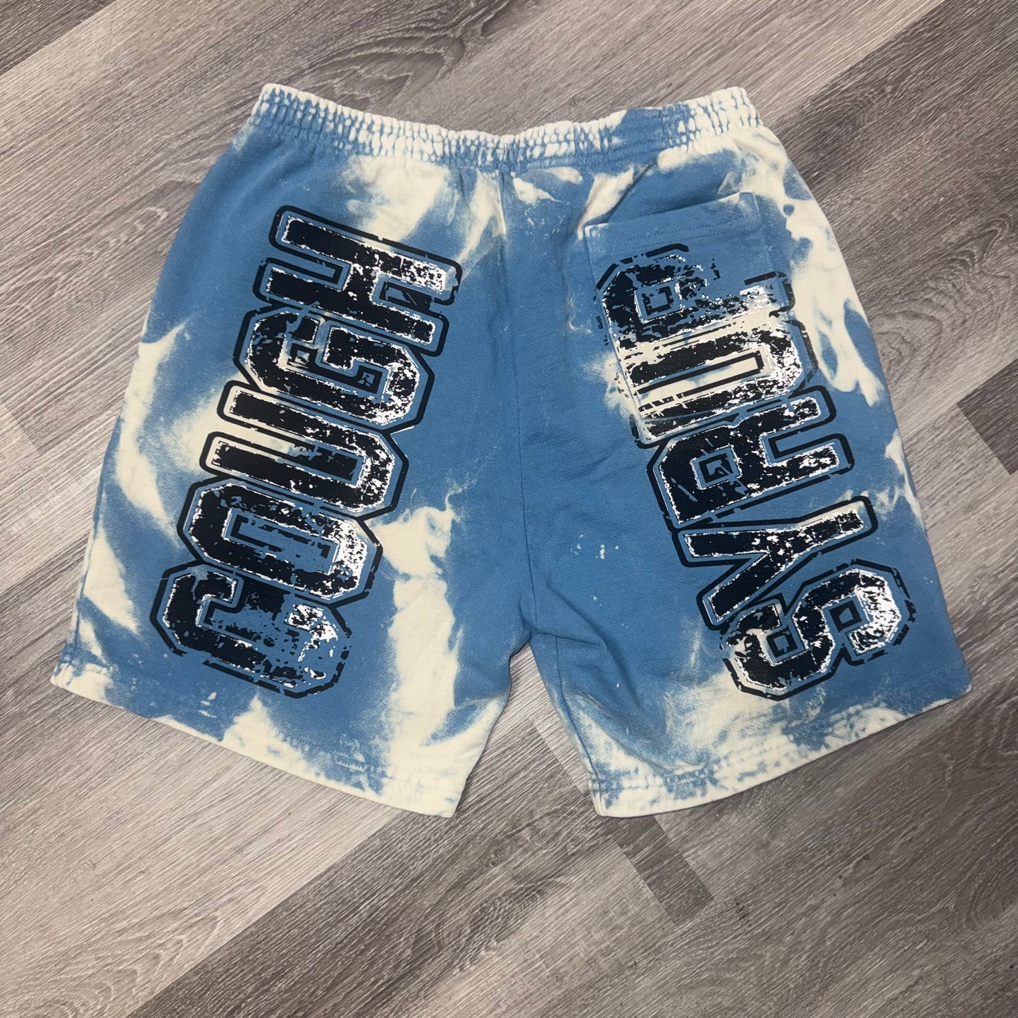 Thats a Awful Lot Of Cough Syrup Flame Tie-Dye Wash Sweat Shorts