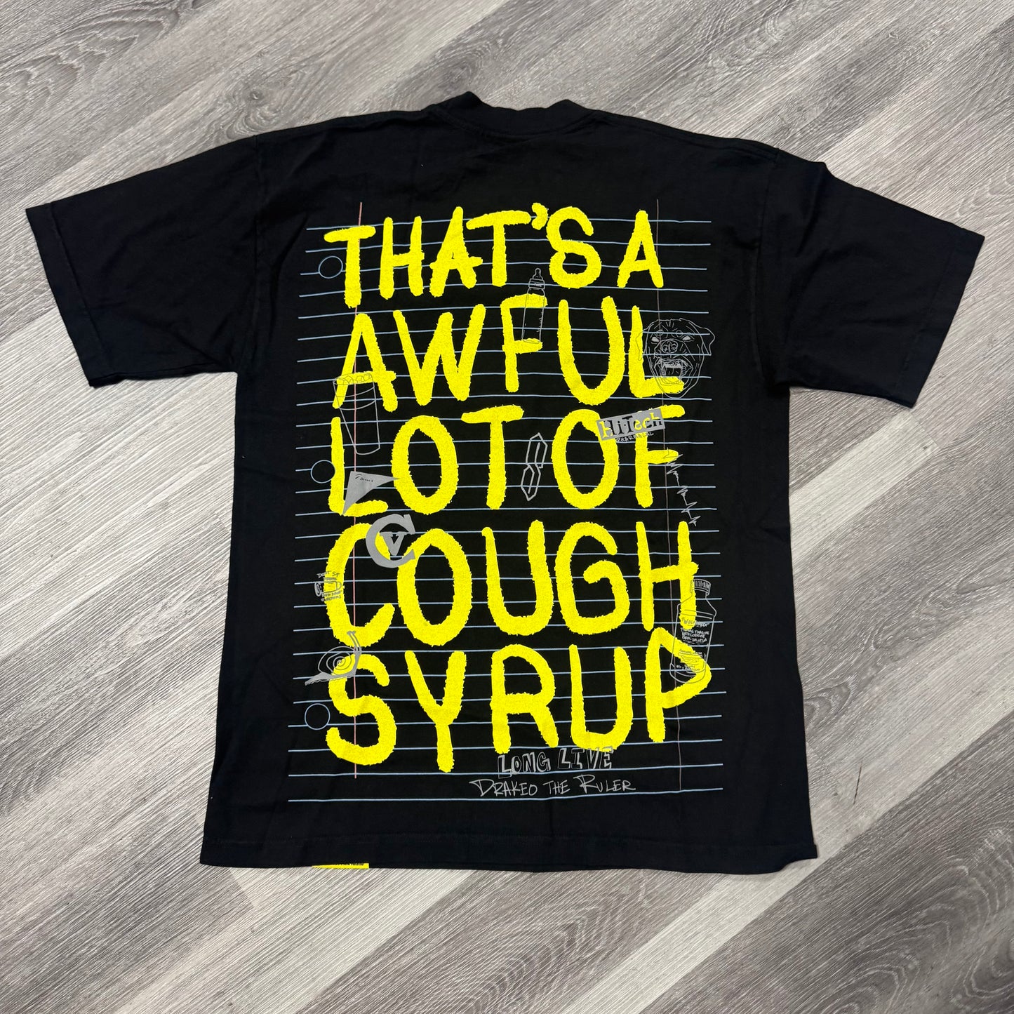 Thats a Awful Lot Of Cough Syrup Notebook Tee