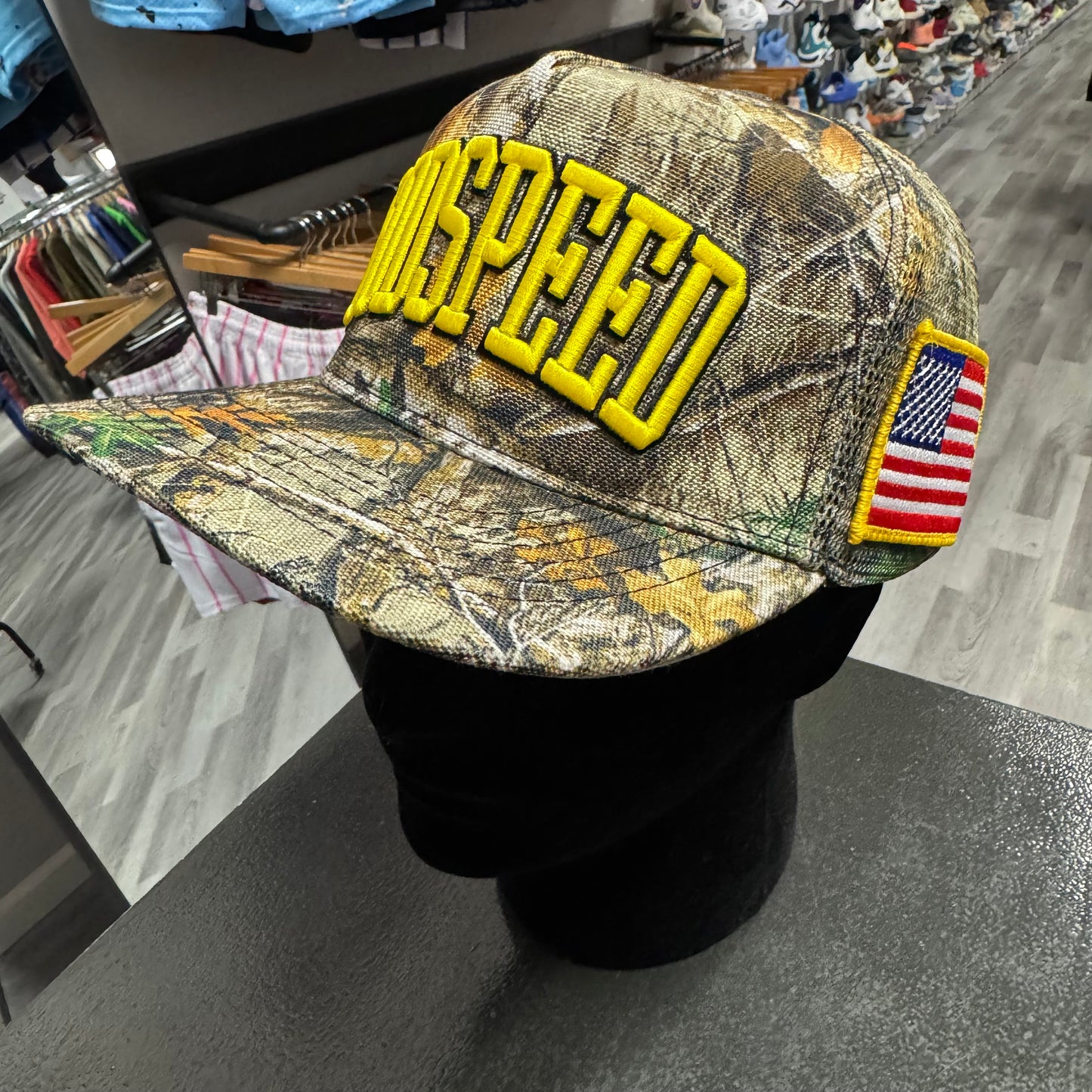Godspeed Americana Trucker Hat (Tree Camo)