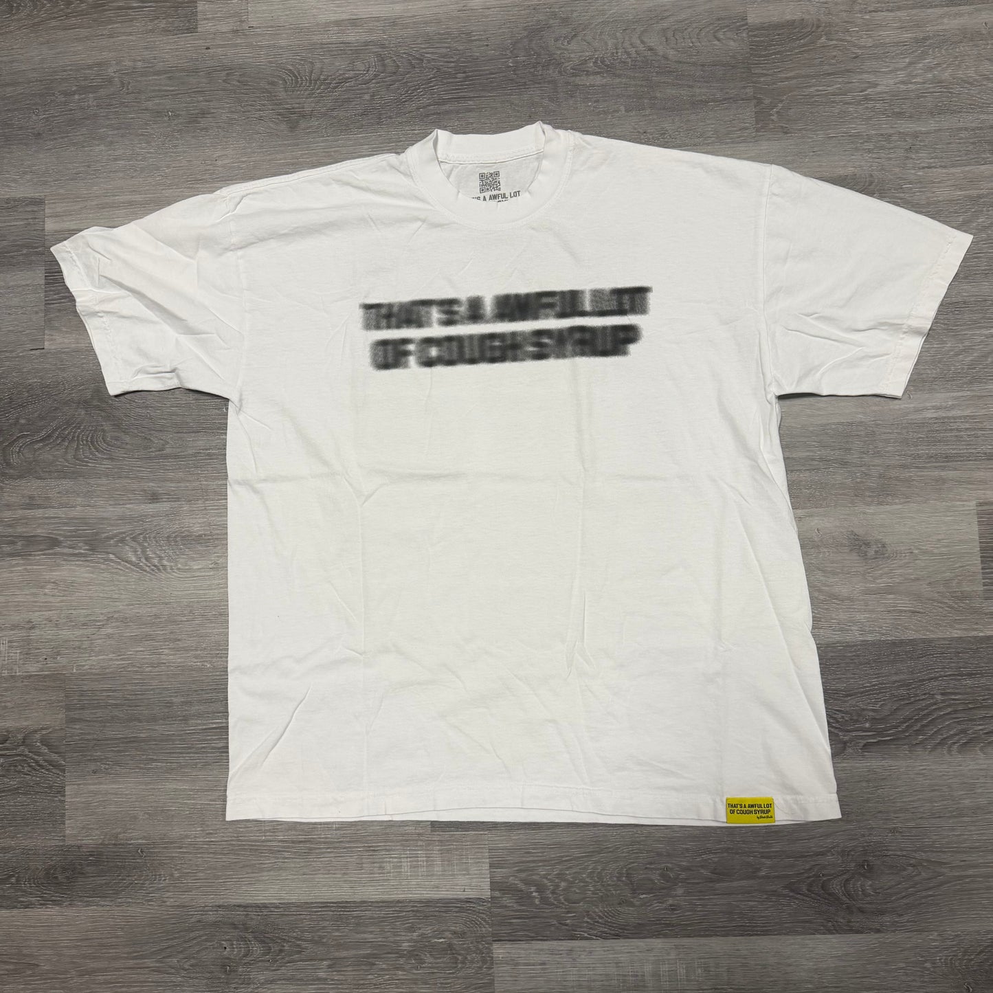 That’s A Awful Lot Of Cough Syrup Blurred Tee (White)