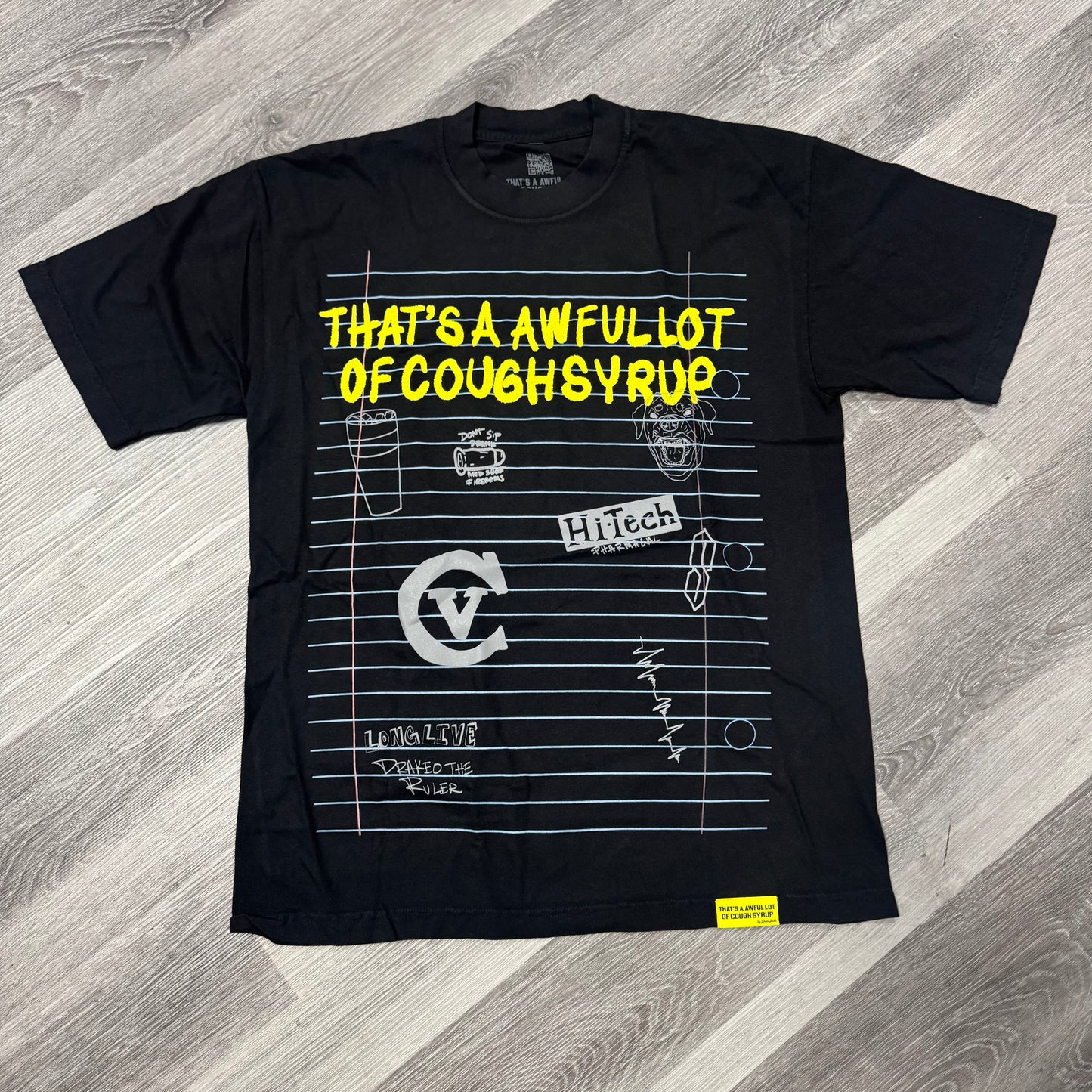 Thats a Awful Lot Of Cough Syrup Notebook Tee