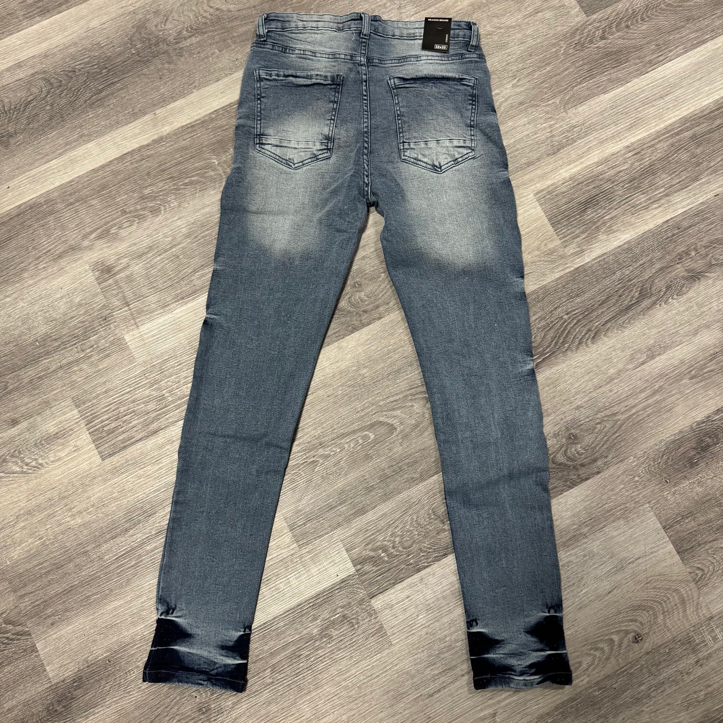 Reason Brand Deep Patch Denim Jeans